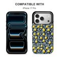 thumbnail image 5 of Lemon Floral Pattern Leather Wallet Case for iPhone 16 Wallet Case Card Holder Flip, 5 of 8