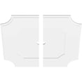 thumbnail image 4 of Ekena Millwork CMP34LE2-02000 34 in. OD x 2 in. ID Square Locke Architectural Grade PVC Contemporary Ceiling Medallion - 2 Piece, 4 of 4