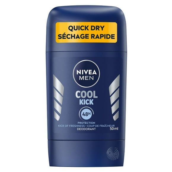 Déodorant en bâton Cool Kick de NIVEA Men |<br>Déodorant pour hommes | Déodorant offrant 48 h de<br>protection contre les odeurs et la transpiration | Convient à tous les types de peau | Testé sous co 5T-14