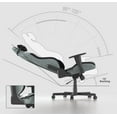 thumbnail image 4 of DXRacer Drifting Gaming Chair - Fabric Ergonomic Office Chair with Lumbar Pillow & Adjustable Headrest - PC Computer Racing Gamer Gaming Chair Recliner For Adults Teens, Cyan Black, Regular L, 4 of 13
