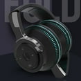thumbnail image 4 of Gwong Electrónica H2 Bluetooth-Compatible con 5.1 Auriculares Luces LED de colores portátiles Portátiles plegables auriculares inalámbricos para juegos, 4 of 6