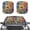 Colorful Floral, variant on Binienty Butterfly Sunshade Visor 2 PCS Car Windshield Sun Shade Easy Installation Foldable Automotive Interior Accessories for Sun Protection Sun Shade for UV Protection