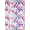 thumbnail image 2 of Safavieh Daytona Ellery Geometric Polyester Machine Washable Area Rug, Ivory/Pink, 5'1" x 7'6", 2 of 9