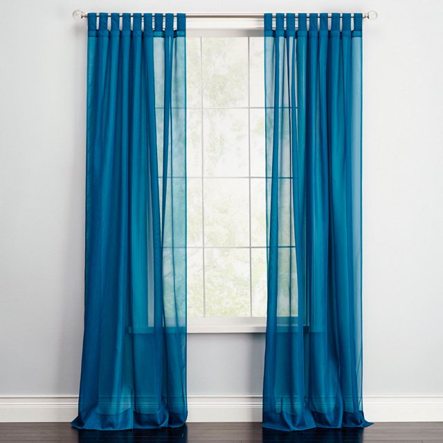 HAOAN BH Studio Sheer Voile Tab-Top Panel