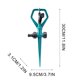 thumbnail image 3 of Aspersor de jardín giratorio de 360 grados | Aspersor automático para césped, riego y irrigación | Ideal para patios, jardines e invernaderos, con boquillas ajustables para una cobertura uniforme., 3 of 9