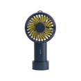 thumbnail image 1 of Ventilador portátil Ajuste de 3 velocidades Base desmontable Recargable por USB Ventilador pequeño (blanco) (q), 1 of 2