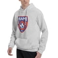 thumbnail image 4 of Miami Fc Men Fleece Hoodie Casual Pullover Sweatshirt With Kangaroo Pocket, 4 of 6