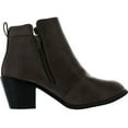 thumbnail image 2 of Reneeze POLO-01 Womens Fashionable Stacked Heels Ankle Booties, 2 of 4