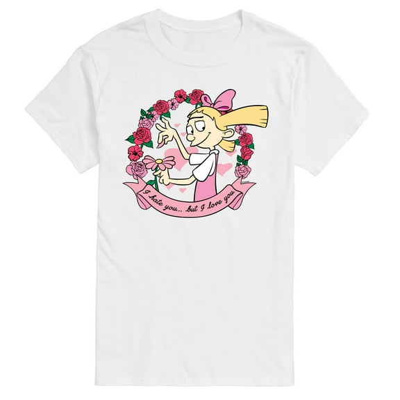 Hey Arnold! - Valentine's I Love You - Men's Short Sleeve Graphic T-Shirt