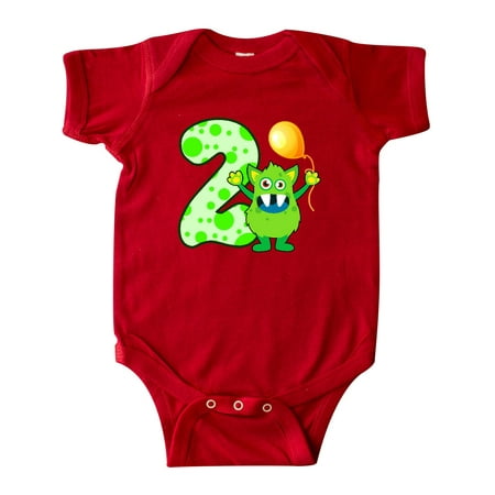 

Inktastic 2nd Birthday Monster Gift Baby Boy or Baby Girl Bodysuit
