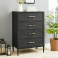 thumbnail image 2 of Better Homes & Gardens Oaklee Commode à 4 tiroirs, Charbon de bois, 2 of 10