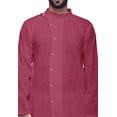 thumbnail image 2 of Atasi Indian Button Down Mens Long Kurta Solid Party Shirt Engagement Clothing, 2 of 5