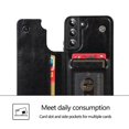 thumbnail image 5 of FIEWESEY for Samsung Galaxy S22 Plus Wallet Case with Card Holder, PU Leather Kickstand Card Slots Case, Double Magnetic Clasp Durable Shockproof Cover for Samsung Galaxy S22 Plus(Black), 5 of 9
