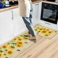 thumbnail image 6 of Farmhouse Kitchen Rugs and Mats Set of 2, Sunflower Kitchen Rug, Seasonal Washable Non Skid Floor Mat for Home Kitchen Decor - 17x29 and 17x47 Inch, 6 of 6