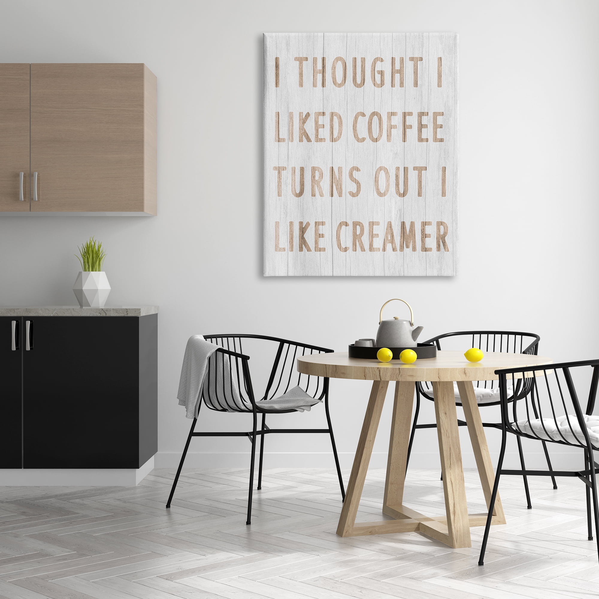 Stupell Industries Funny Kitchen Coffee Phrase Food & Beverage Painting Gallery Wrapped Canvas Print Wall Art, 36 x 48