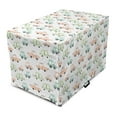 thumbnail image 1 of Cartoon Dog Crate Cover, Pastel Colored Style Cars Toys Traffic Jam Doodle, Easy to Use Pet Kennel Cover Small Dogs Puppies Kittens, 7 Sizes, Peach Mint Green, by Ambesonne, 1 of 1