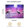 thumbnail image 3 of JRXY  Red Crowned Cranes Japan Birds Canvas Prints Poster Wall Art For Home Office Decorations  16x12in, 3 of 6