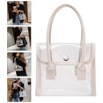 thumbnail image 4 of LEEYNEER Sac en Gelée pour Femmes Sac à Main Transparent Mode pour Magasinage Fléchettes Travail, 4 of 9