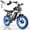 T2MINI/48V 20Ah, variant on T2 Ebikes for Adults, 750W Motor 28MPH Electric Bike, Up to 70 Miles Range, 48V 15.6Ah Battery 20" Fat Tire Mountain E-Bike, Full Suspension, NFC Unlock, Class 3