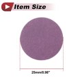 thumbnail image 5 of Unique Bargains 50 Pcs Car Wood Sanding Discs Smoothing Hook & Loop Sandpaper for Woodworking, Automotive Refinishing 0.98" 320 Grit Purple Aluminum Oxide, 5 of 6