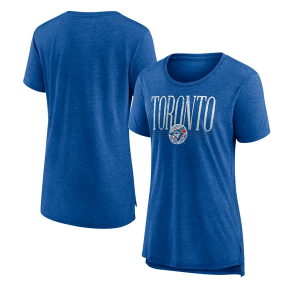 Women's Royal Toronto Blue Jays Toppler Tri-Blend T-Shirt