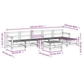 thumbnail image 2 of vidaXL Garden Lounge Set Natural Pine Solid Pine Wood Large Modular, 2 of 6