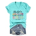 thumbnail image 2 of Trendfront Women Retirement T Shirts Short Sleeve V Neck Est 2026 Graphic Tee This Girl Is Retired Funny Quote Printed Top Gifts for Grandma, 2 of 4
