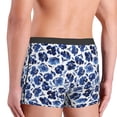thumbnail image 3 of Uemuo Blue Ink Flowers Pattern Men's Boxer Briefs,Trunk Anti-Chafing,Comfortable, Durable, and Stylish Underwear-X-Large, 3 of 9