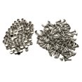 thumbnail image 1 of Remaches de tachuelas dobles Sunnimix 100 juegos 6x10 mm plateado, 1 of 8