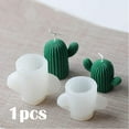 thumbnail image 4 of Molde de vela de estatua de cactus 3D, escultura de cactus de silicona, velas aromáticas de arcilla, adorno de jabón, moldes de fundición de resina Baoblaze Molde de cactus, 4 of 8