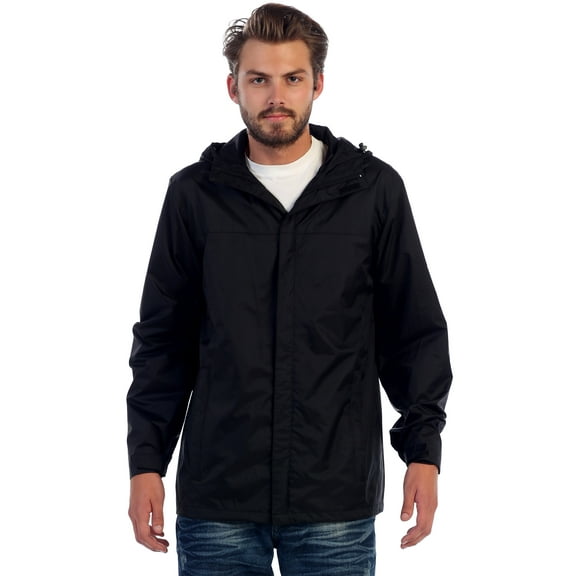Gioberti Men's Waterproof Rain Jacket With Mesh Lining