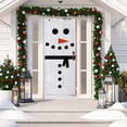 thumbnail image 5 of Hamlinson Christmas Snowman Refrigerator Stickers Snowman Window Decals Christmas Stickers for Fridge Wall Door Garage Party Supplies Home Decoration, 5 of 7