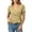 Khaki, variant on TGSLY Wrap Front Linen Tops for Women Lightweight Soft Deep V Neck Short Sleeve Shirts Dressy Casual Side Tie Knot Solid Color Blouses XL