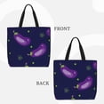 thumbnail image 2 of Balery Eggplant Bolsa de Mano para Mujeres con Cremallera, Bolsa de Gimnasio con Compartimentos, Bolsa para Laptop, Bolsa para Trabajo, 2 of 7