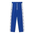 thumbnail image 3 of Men's Casual Patchwork Sweatpants Comfortable Drawstring Sportswear Trousers With Multiple Pockets For Everyday Wear, 3 of 7