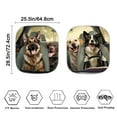 thumbnail image 4 of Jeiento Cute Dog Car Windshield Sun Shade Car Windshield Cover Sun Shade 2 Piece Sun Shade for Truck Windshield Foldable Windshield Sun Shade Funny Auto Accessory Fit for Most Cars Sedan Truck SUV, 4 of 7