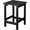 Black, variant on LiteHaven Outdoor Adirondack Square Side Table, Pool Composite Patio Table,HDPE End Tables for Backyard,Pool (White)