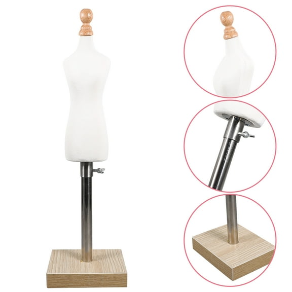 PAMINGONO Clothing Design Mannequin for Sewing Made of PU Cotton and Wood Assorted Colors