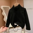 thumbnail image 6 of Esaierr Baby Kids Boys Girls Solid Color Warm Bottom Shirt for Cotton Tops Padded Pullover Fall Winter 12M-7Y High-Necked T-Shirt, 6 of 7