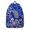Ethnic Retro Pai, variant on Mandala Bohemian Ethnic Style School Backpack for Women, Vintage Canvas Daypack with Colorful Trippy Geometric Mandala Print, Lightweight Artistic Meditation Travel Bag