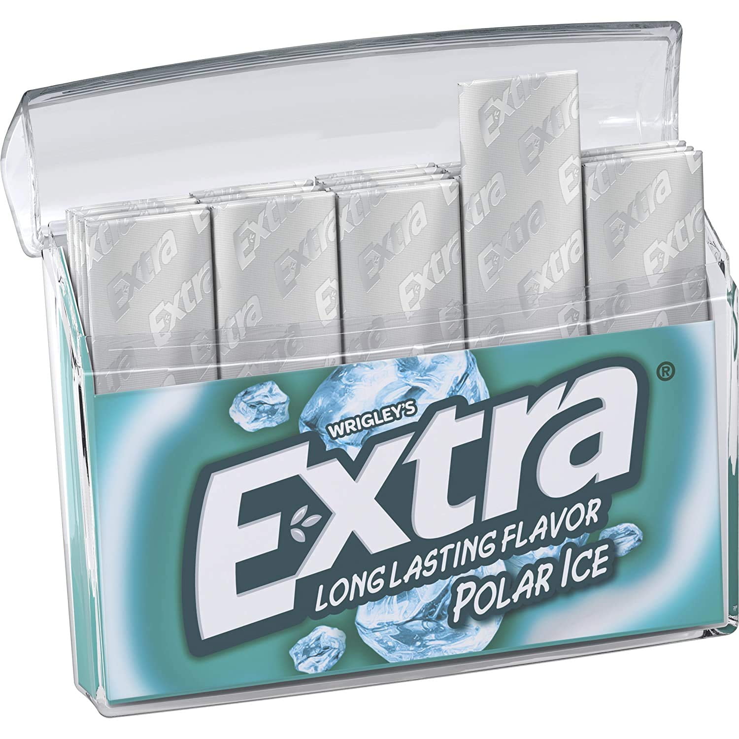 EXTRA 35 Gum POLAR ICE Sugar Free Chewing Gum Mega Pack, 35 Stick (Pack of 6)