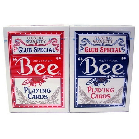 Bee No. 92 Diamond Back Club Special Red/Blue Decks