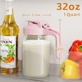thumbnail image 2 of Jarra de leche materna OneDream Mason, 946 ml con tapa, color rosa, 2 of 6