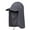 Gray, variant on IC ICLOVER Sun Hat with Neck Flap Face Mask, Foldable Fishing Hat for Men Women Sun Protection Baseball Cap, Green