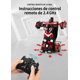 thumbnail image 4 of Robot Transformable RC con Sensor de Gestos | Control por Movimiento de Manos | Deportivo a Robot en Un Clic | Deslizamiento en Modo Robot | Efectos de Sonido de Motor | Rojo | Regalo para Niños, 4 of 6
