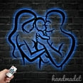 thumbnail image 2 of Handmadetneonsign Custom Family Metal Wall Art LED Light, Father Mother Child Metal Sign, 2 of 5