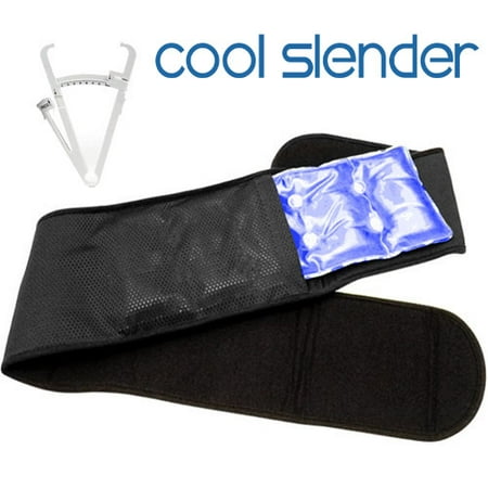 Cool Slender Fat Freezing System - Freeze Fat Cells at Home - Easy Fat Loss with Cold Body Sculpting Wrap Belt - Shrink and Shape Tummy with Our Fat Freezing at Home Waist Training System (Best Time To Measure Body Fat)