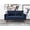 Space blue, variant on US Pride 58 Inch Velvet Loveseat Sofa with tufted seat