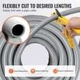 thumbnail image 3 of VEVOR 3/4-Inch Flexible Electrical Conduit, 100 ft, PVC Liquid-Tight Conduit Non-Metallic with 5 Straight and 5 90-Degree Conduit Connector Fittings.., 3 of 9