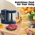 thumbnail image 5 of Baby Food Maker with Auto Steam Cook & Grind,Touch Screen Control, BPA Free Blender Includes Silicone Spatula, 5 of 7